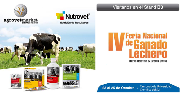 Agrovet Market invita a la ponencia “Avances sobre manejo de la alimentación en vacunos de alta producción lechera” 