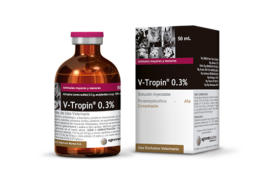 V-Tropin® 0.3% inhibidor de la acetilcolina - agente antimuscarínico 