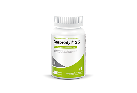 Carprodyl® 25 antiinflamatorio no esteroidal para perros pequeños y medianos 