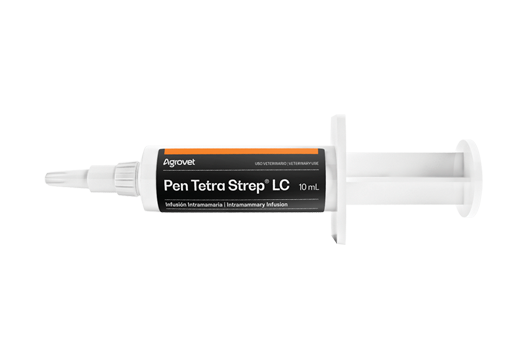 Pen Tetra Strep® LC broad-spectrum synergistic antibiotic-anti-inflammatory triple  partnership for the treatment of bovine mastitis 