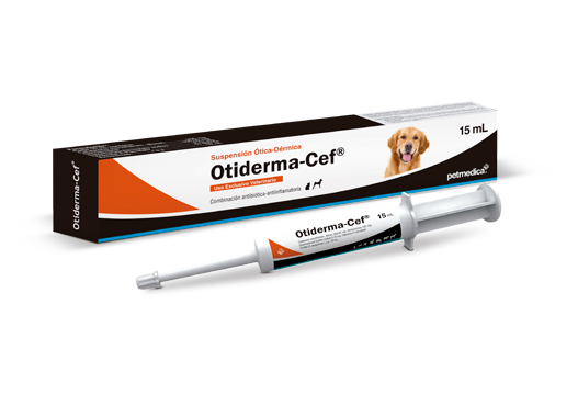 Otiderma-Cef® antibiotic-antiinflammatory combination 